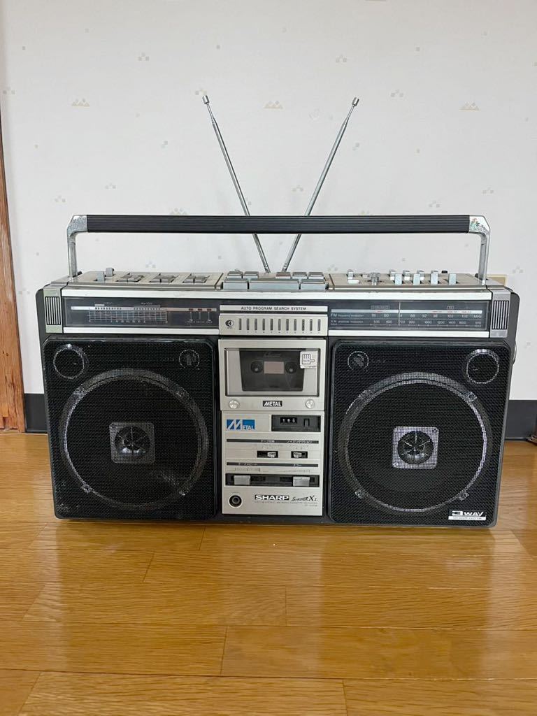 SHARP シャープ ラジカセ GF-508SB 通電確認 本体のみ