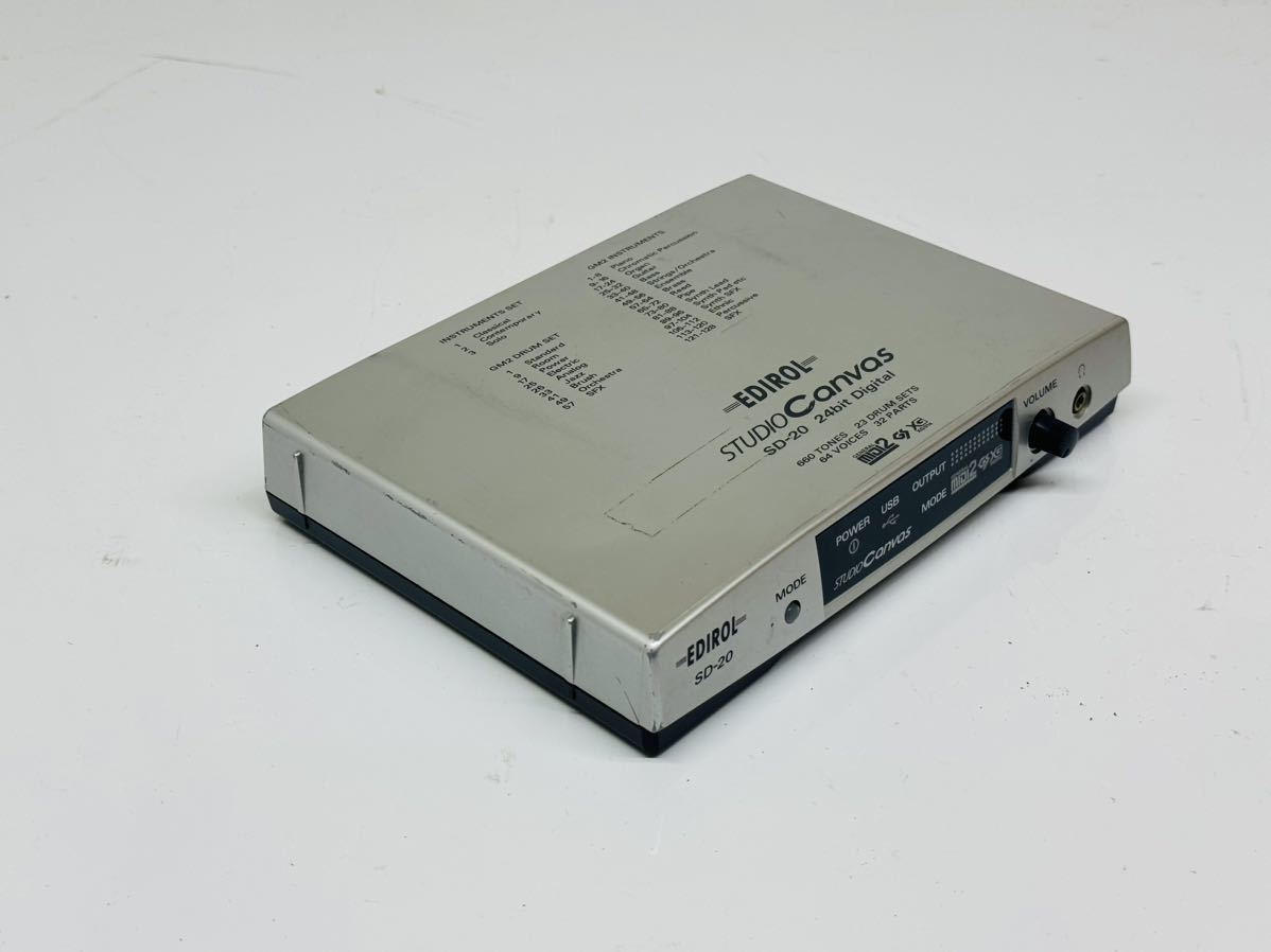 EDIROL STUDIO Canvas SD-20 音源モジュール EDIROL STUDIO Canvas SD