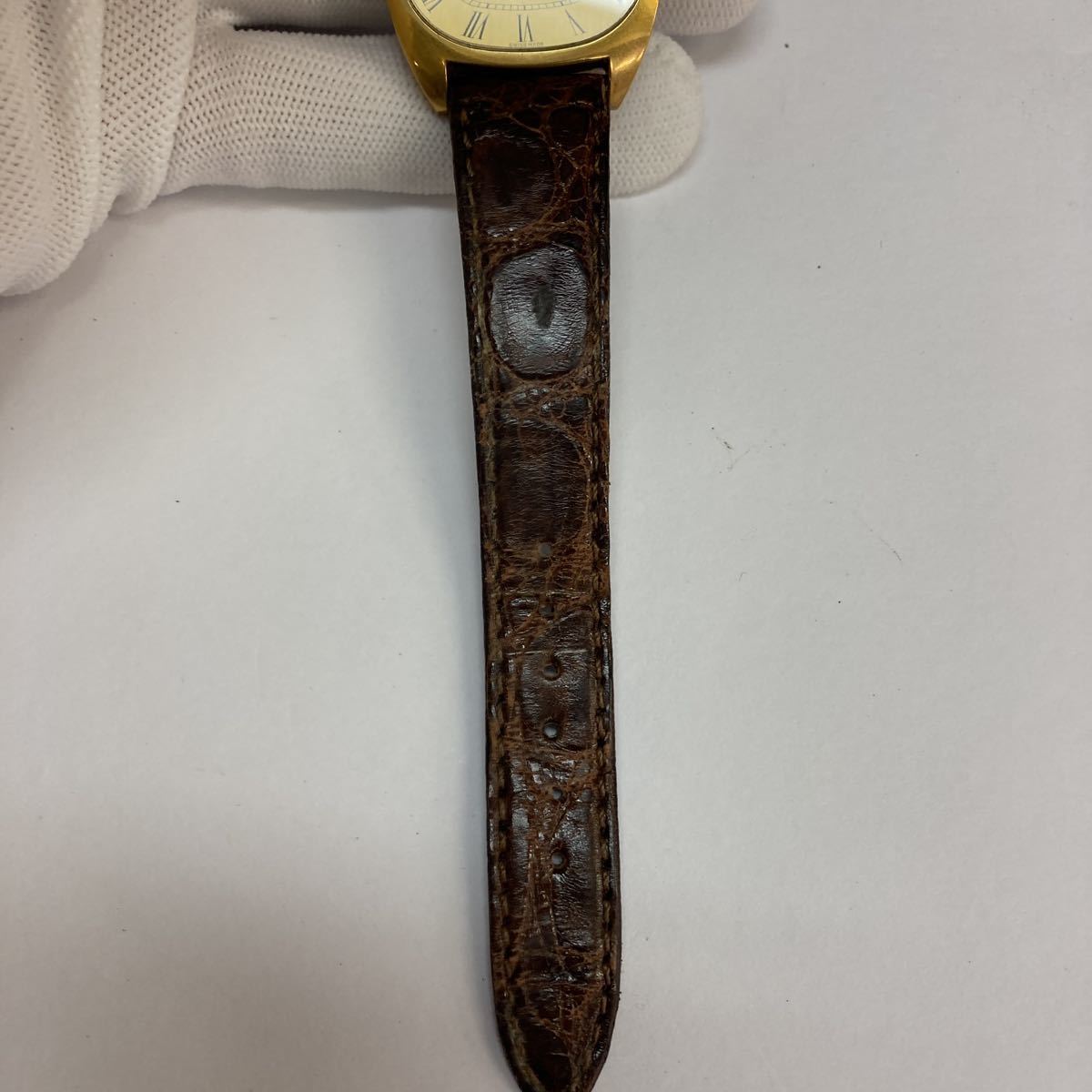 OMEGA オメガ 腕時計 デビル 稼動品 プッシュ式 黒 シルバー 1365