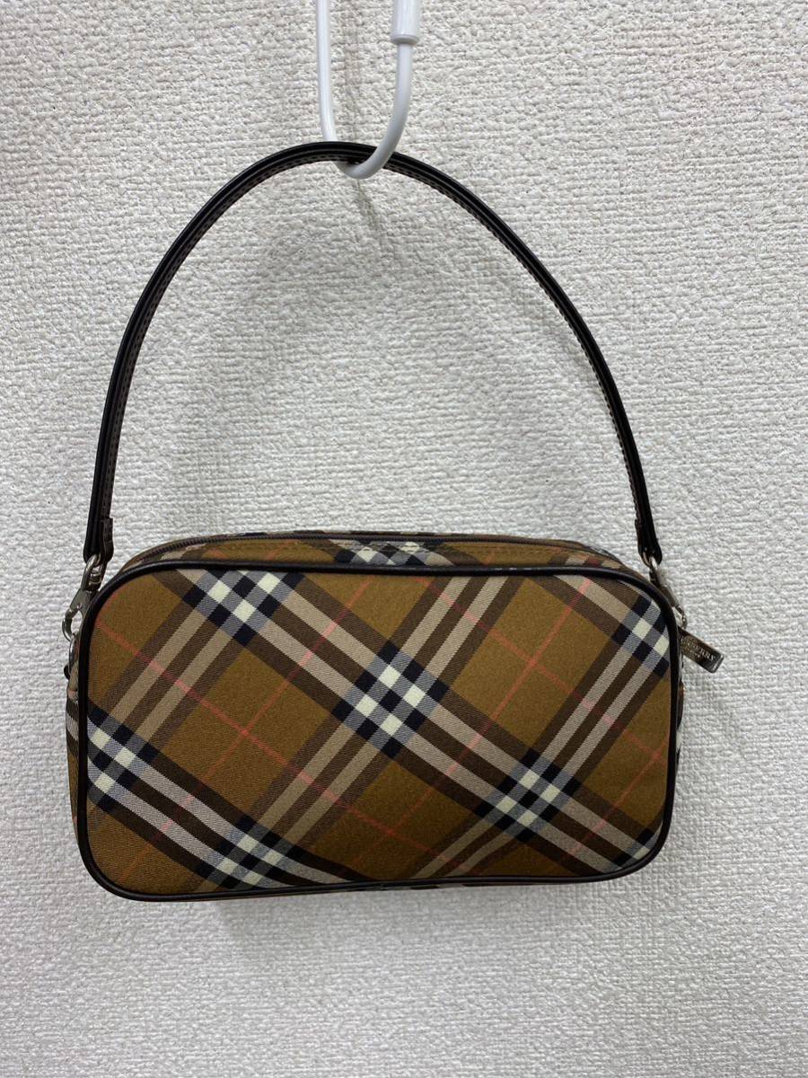 ♪ バーバリー ブルーレーベル BURBERRY 美品 ノバチェック ミニ ♪ バーバリー ブルーレーベル BURBERRY 美品 ノバチェック ミニ