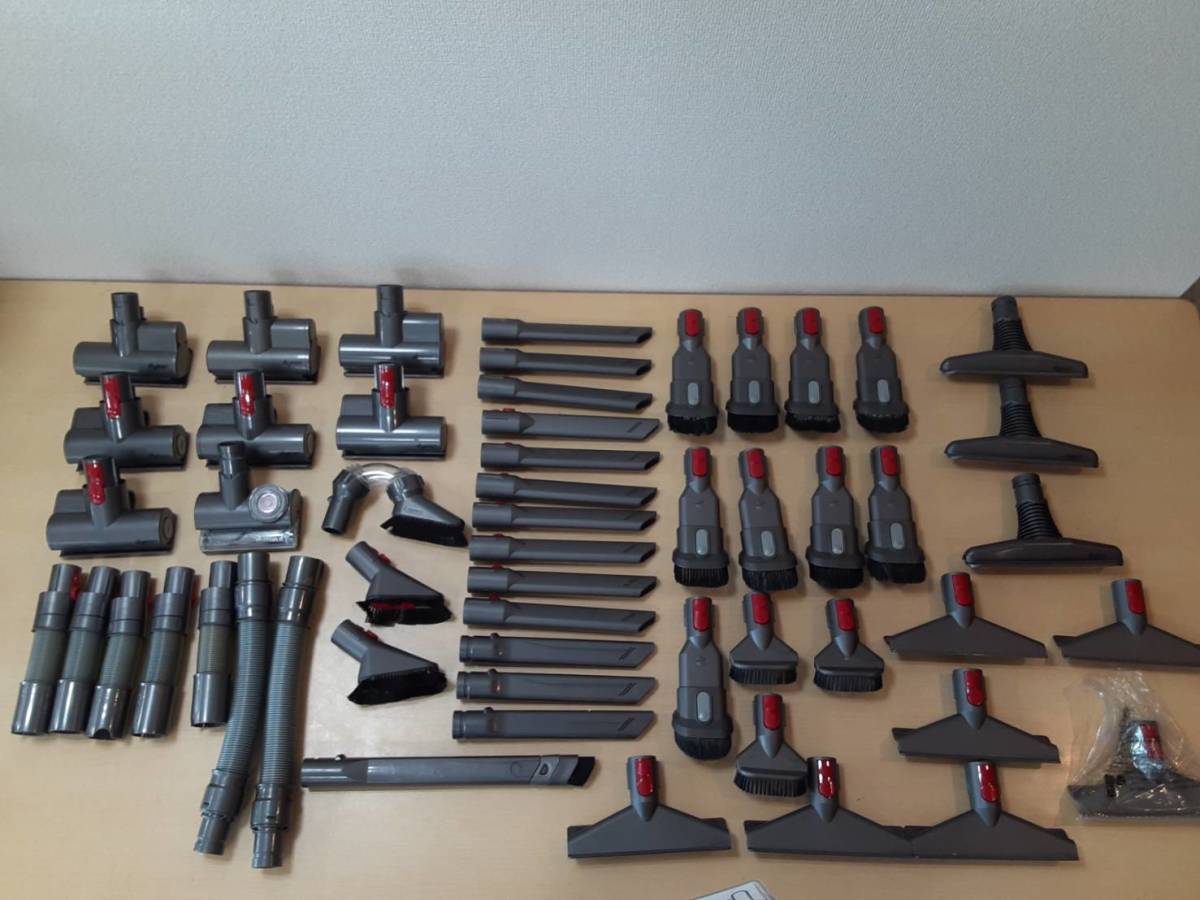 【LW93】パーツセット ソフトブラシ ミニモーターヘッド 延長ホース フトンツール 隙間ノズル dyson ダイソン 掃除機 まとめ売り