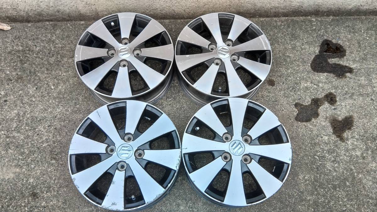 スズキ純正アルミホイール 14×1/2J OFFSET50　４本