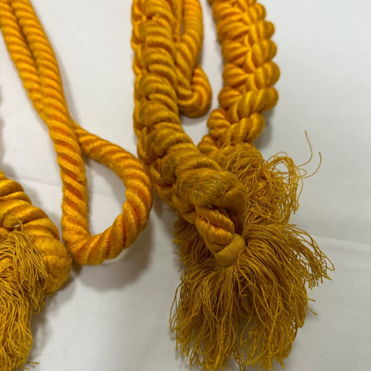 貝之緒】黄 修験道 山伏 大峰山 法要 葬儀 仏具 僧侶 装束 袈裟 法衣