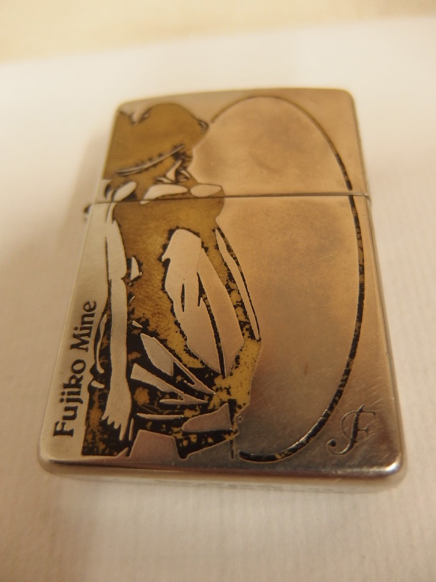 1130539a【メ便】ルパン三世 峰不二子 zippo 2004年製/ジッポ/ライター 