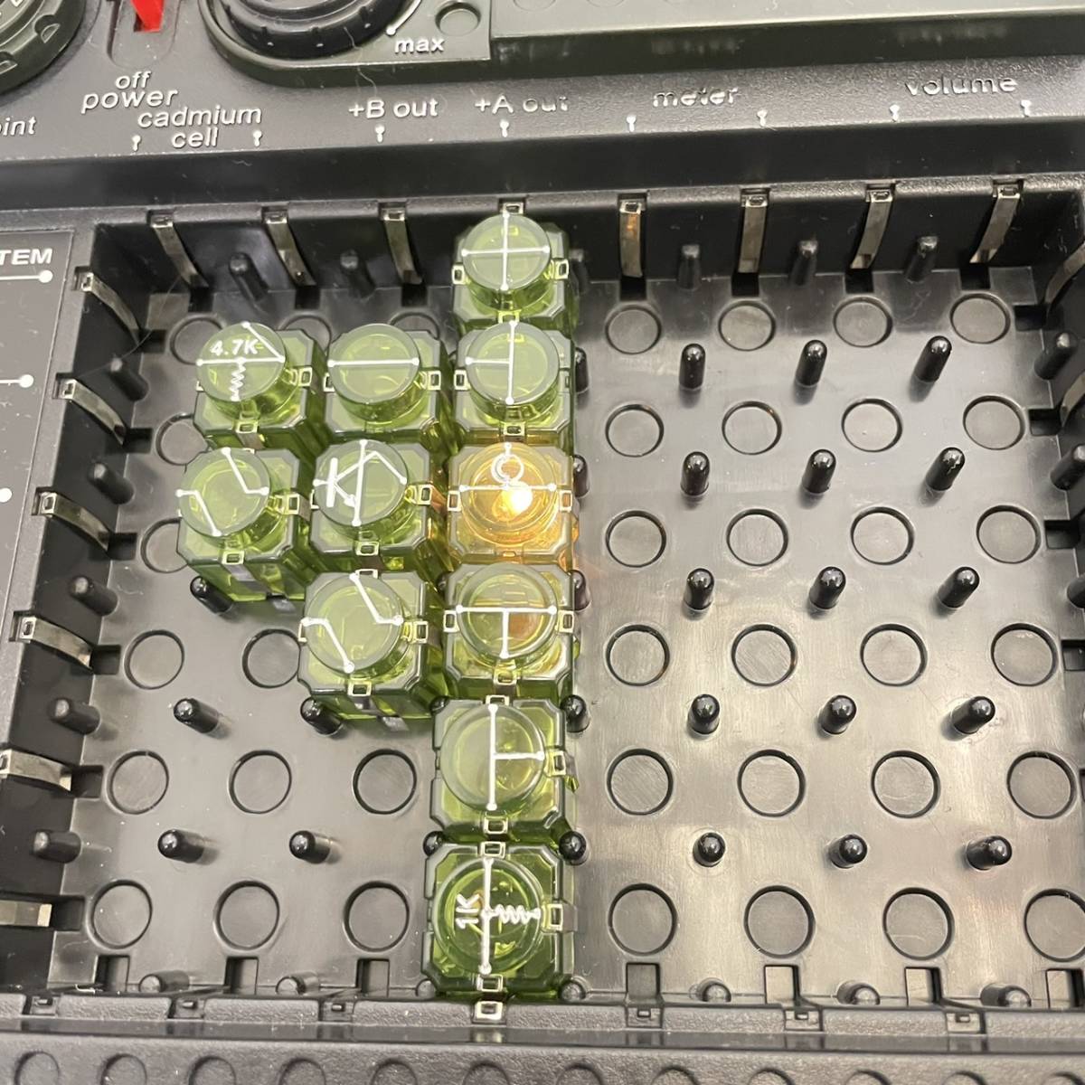 Yahoo!オークション 現状/通電確認済 学研 電子ブロック ST-100 /電子 