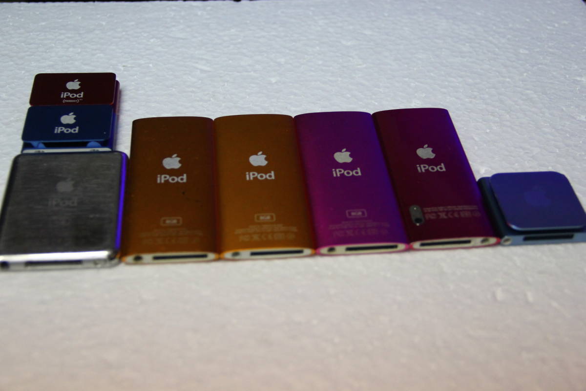 Apple iPod nano第3世代/第4世代/第5世代/第6世代/shuffle本体ジャンク