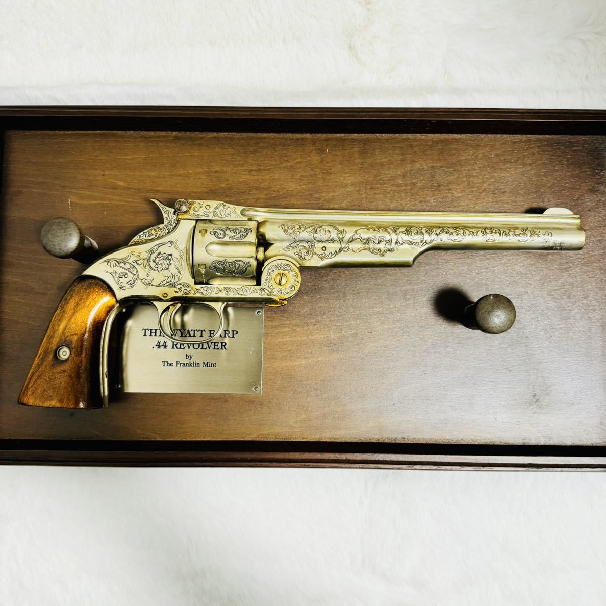 1円 フランクリンミント S&W 44 ワイアットアープ モデルガン 額付