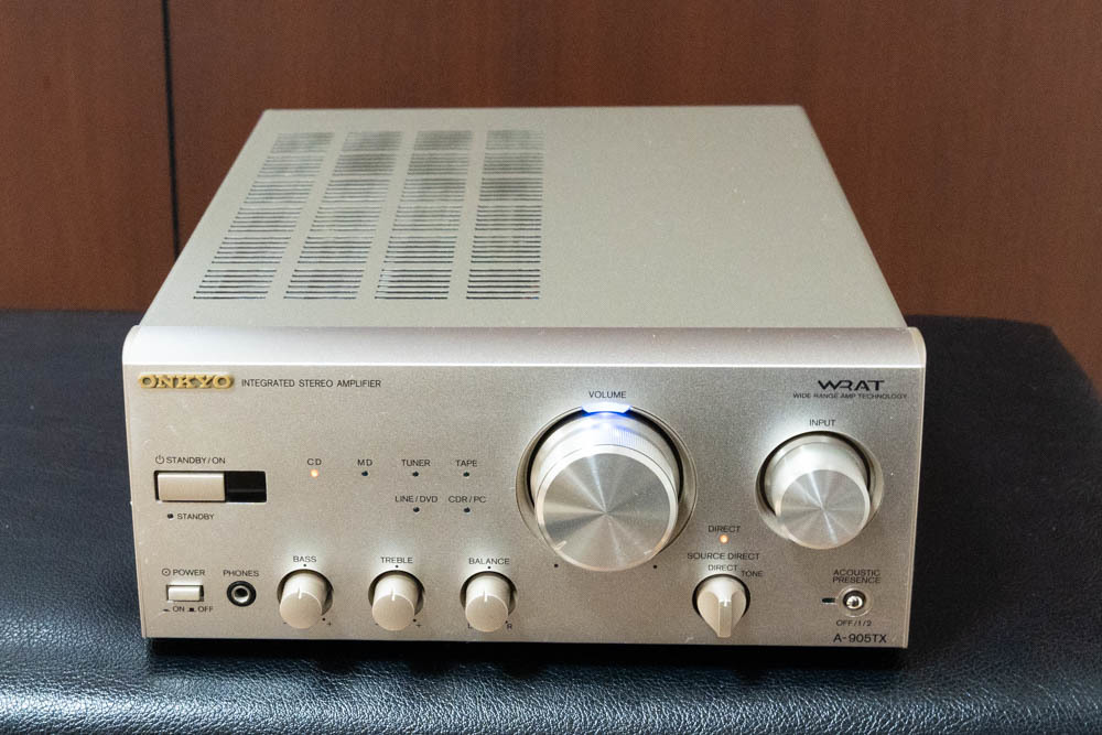 プリメインアンプ : ONKYO A-905TX INTEC205 A-905TX(S) 高音質 A-905X