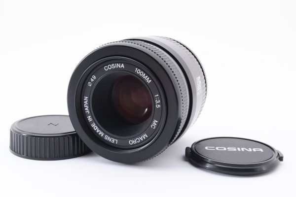 [Rank:AB] 完動良品 Cosina AF 100mm F3.5 Macro 単焦点 中望遠 マクロレンズ / コシナ ニコン Nikon F 希少銘玉 手軽かつコンパクト #3086