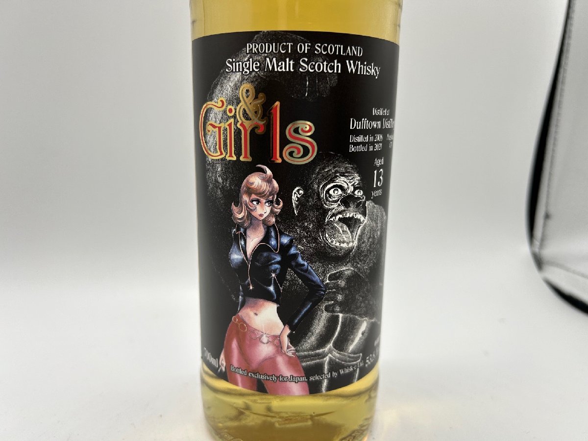 1円スタート【正規輸入品】 石ノ森章太郎 &Girls アンドガールズ ダフタウン 2008 13n年 ホグスヘッド 700ml 53.8%