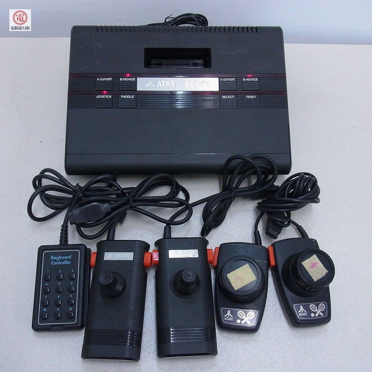 ATARI 2800 本体 ゲームソフト4本セットACアダプター無し動作未確認