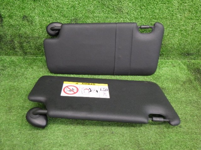 # 即決あり H27年 N-BOX スラッシュ JF1 JF2 純正 サンバイザー 左右 セット 日除け 黒 中古 [ZNo:05030530]