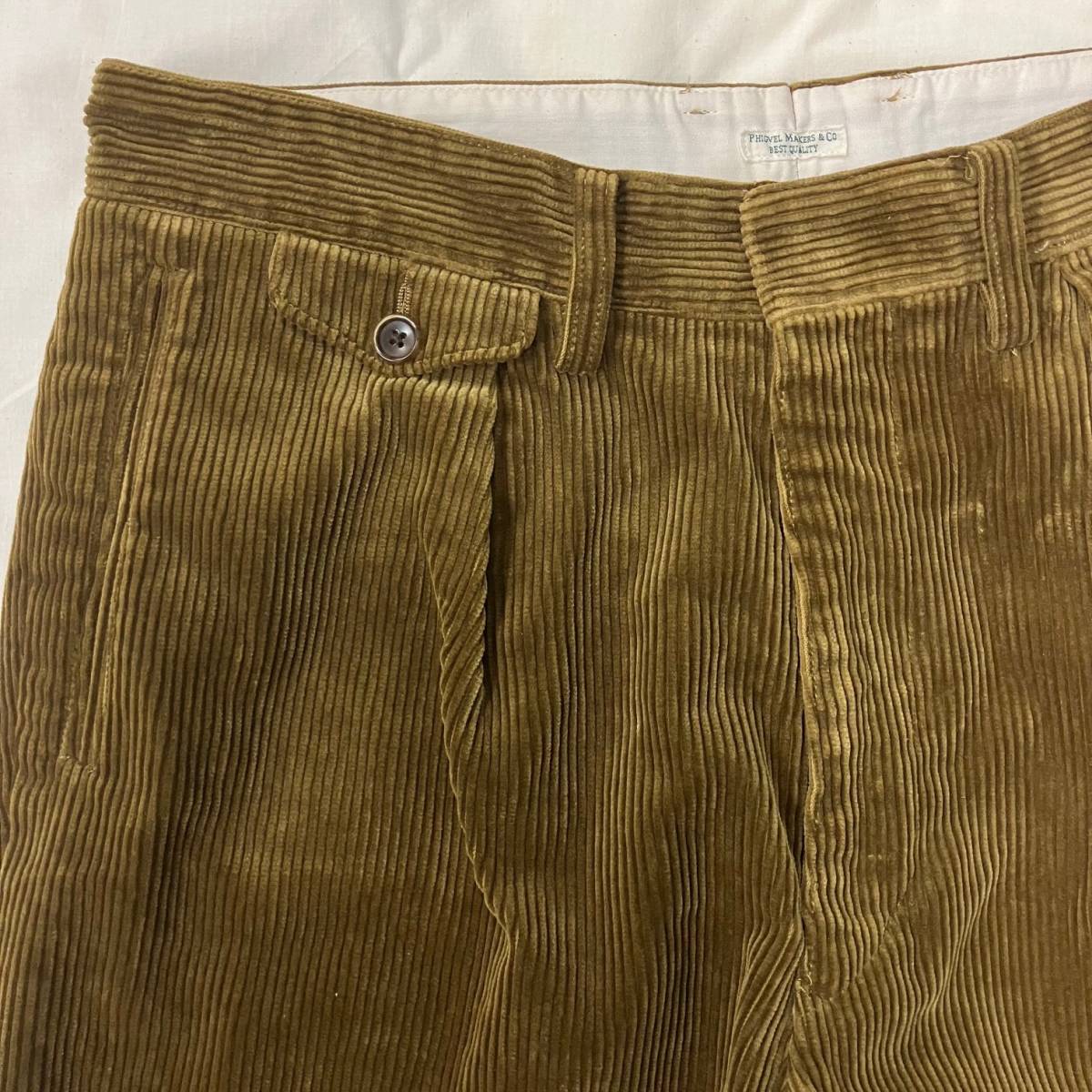 PHIGVEL CORDUROY WIDE TROUSERS / フィグベル コーデュロイ ワイド 