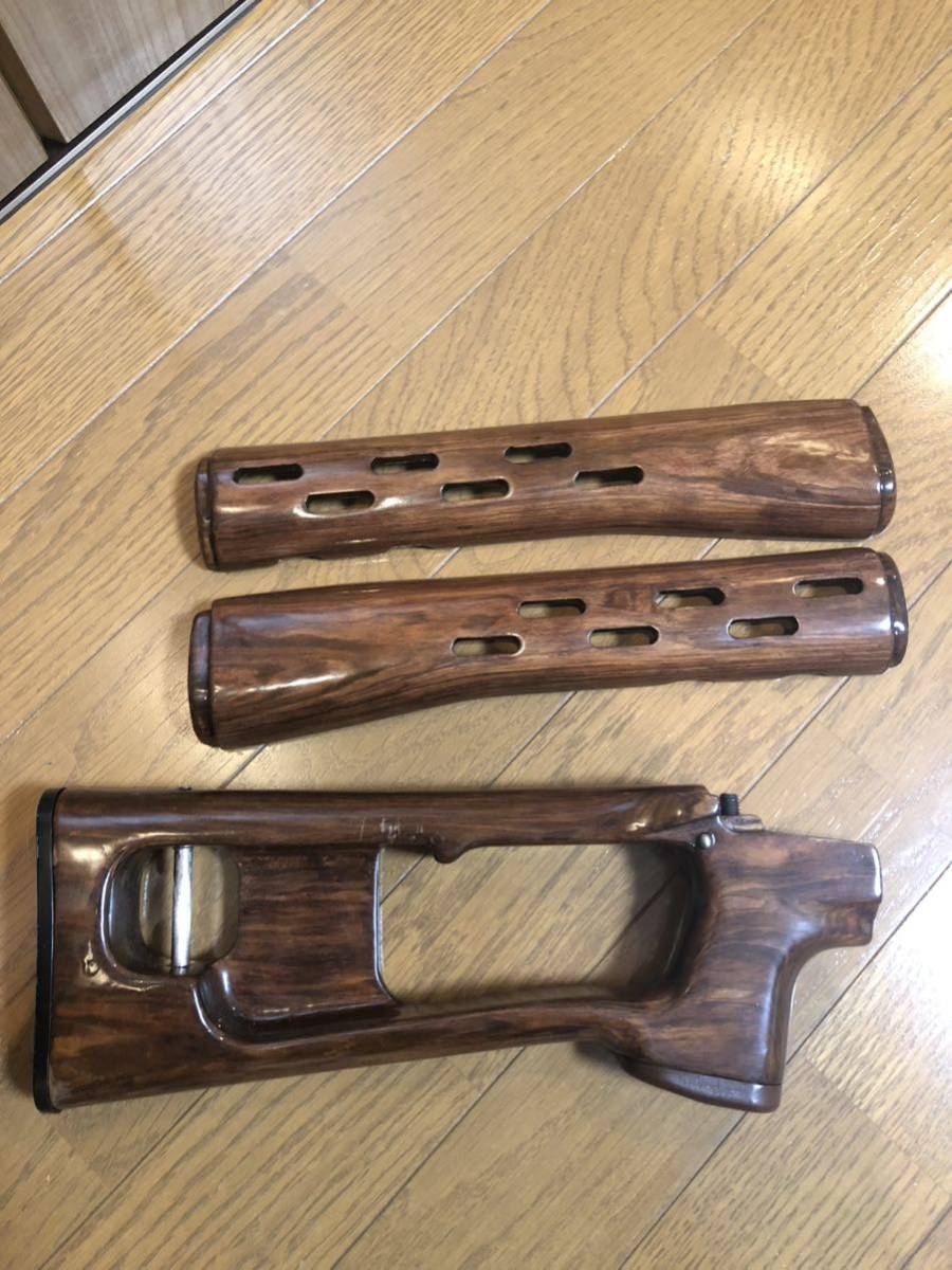 SVD WE ドラグノフ DX 木製ストック ハンドガード純正 ガスブロー