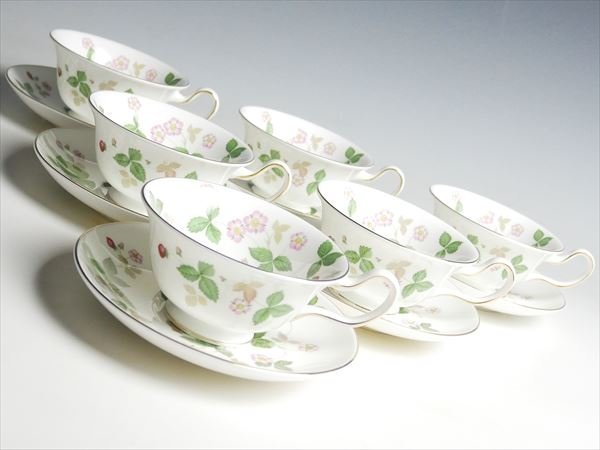 格安，品質保証 k331 ウェッジウッド ワイルドストロベリー カップ＆ソーサー 6客(ウェッジウッド)｜売買されたオークション情報、yahooの商品情報をアーカイブ公開 - オークファン ウェッジウッド