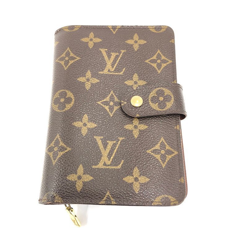 LOUIS VUITTON ルイヴィトン モノグラム ポルトパピエ・ジップ M61207/SP1005 二つ折り財布【BKAW6027】