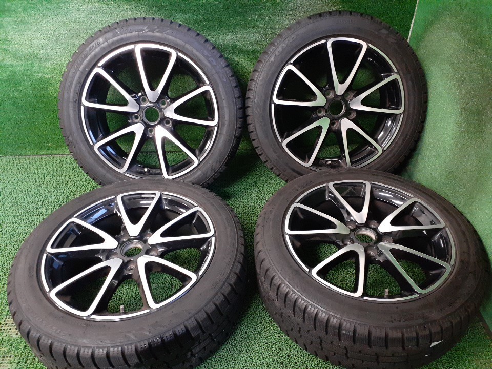 バリ溝 トーヨー ガリット GIZ 215/50R17 スバルレヴォーグ 純正 17x7J