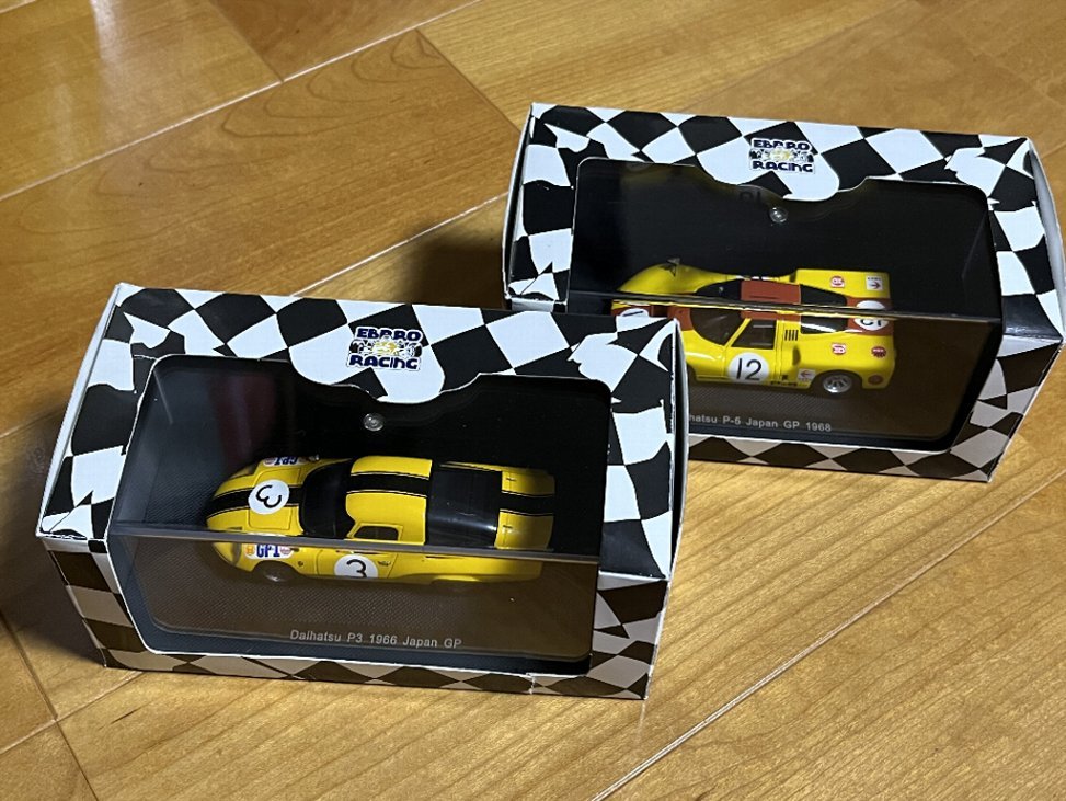 ★☆★ エブロ 1/43 ダイハツP-3 1966年日本GP & P-5 1968年日本GP クラス優勝車 2台まとめて ★☆★