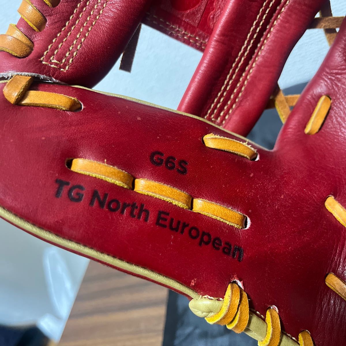山本グラブスタジオ ygsグローブ G6S メタリックハピネスレッド 