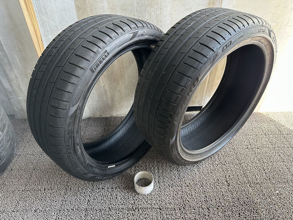 PIRELLI P ZERO 225/40R19 2022年 2本セット 225/40R19 93Y 2本 ピレリ PIRELLI P ZERO PZ4【中古/埼玉より発送