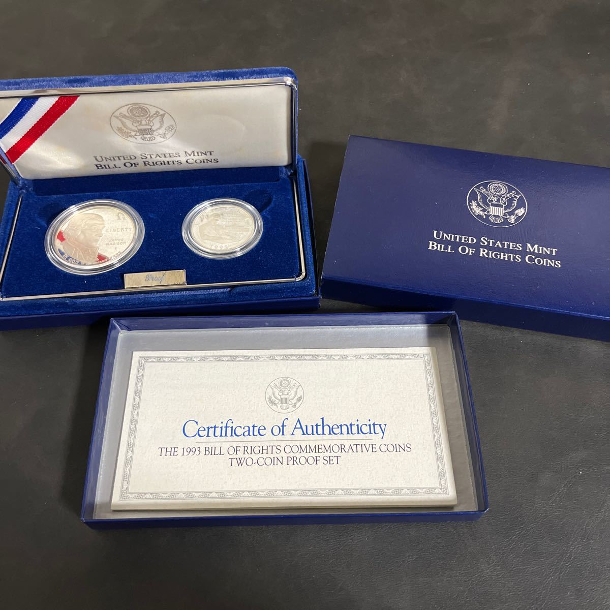 アメリカ 1993s 1ドル銀貨プルーフ James Madison