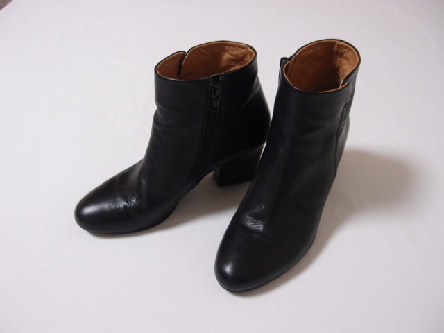 アダムエロペ ADAM ET ROPE ベーシック ショートブーツ レザー 38