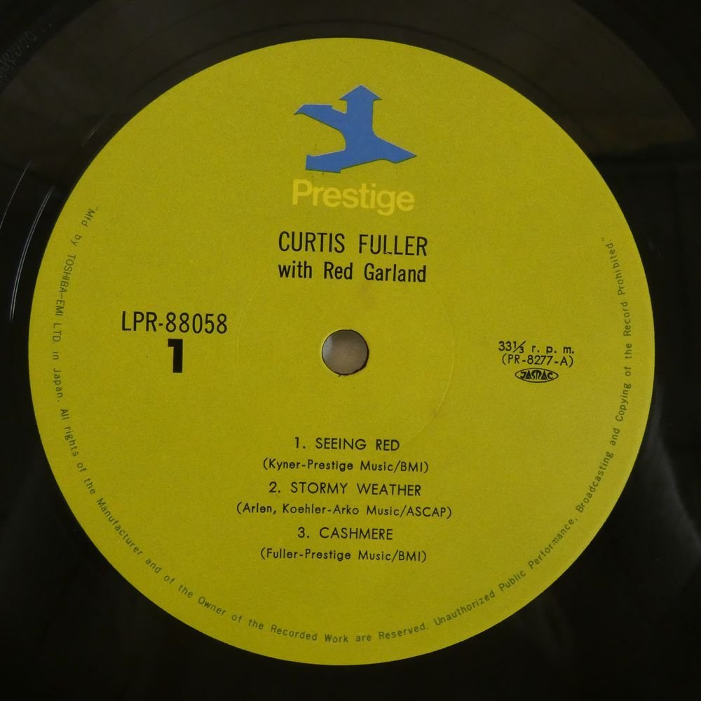 46051513;【国内盤/Prestige】Curtis Fuller With Red Garland / S・T_3