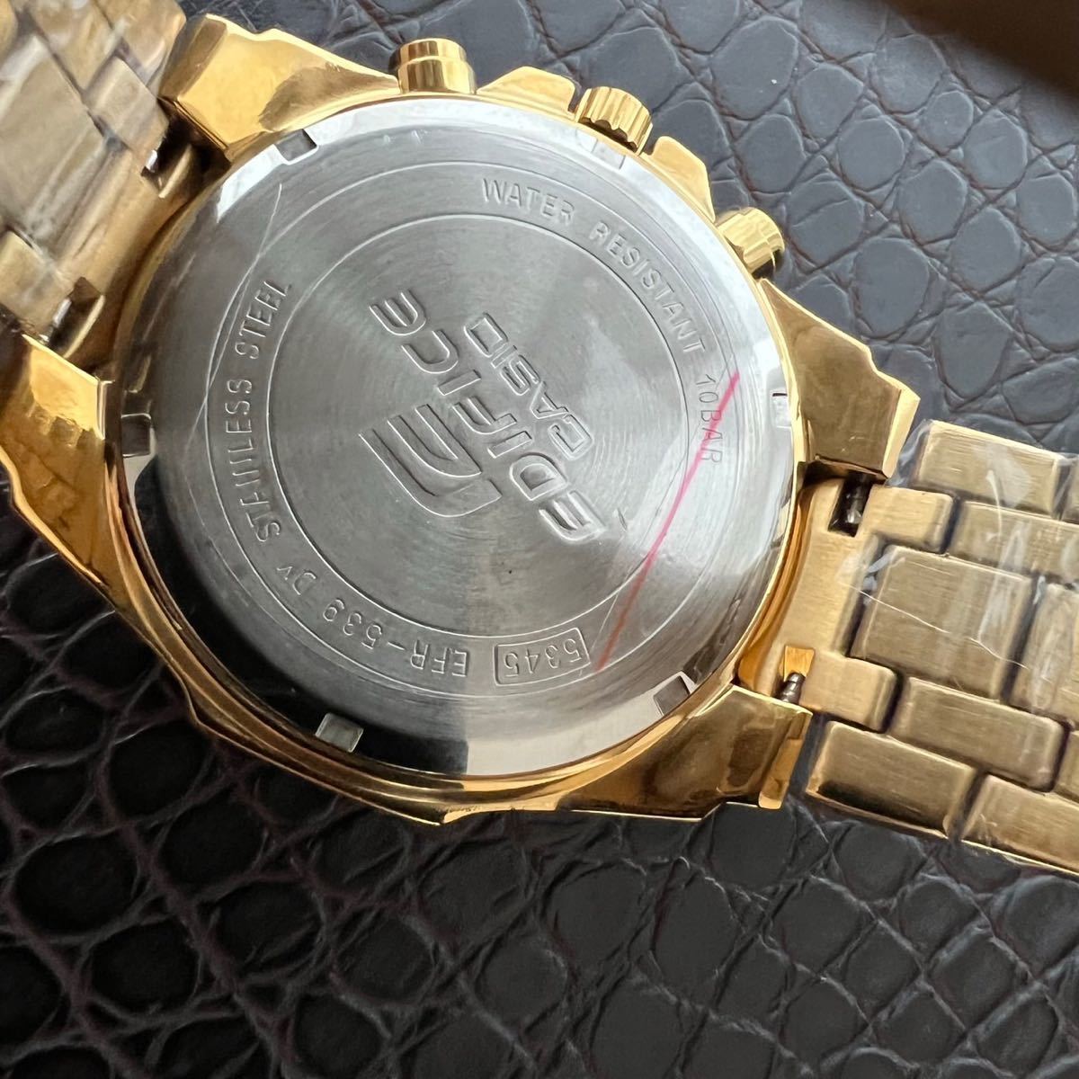 未使用品】CASIO カシオ EDIFICE エディフィス 腕時計 クロノグラフ 