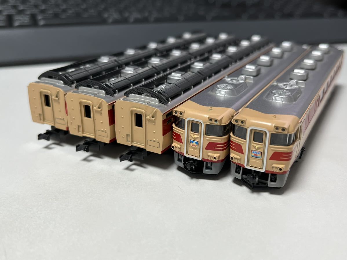 ジャンク品】TOMIX 国鉄ディーゼルカー 181系 5両セット (2410 キハ181