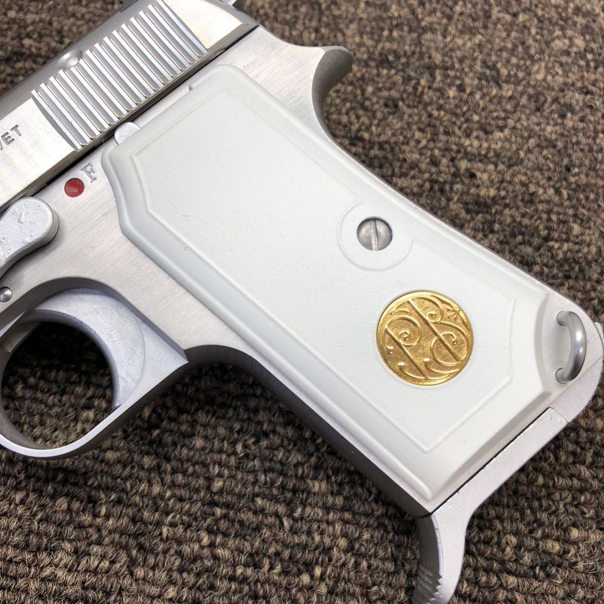リアル加工！WA ベレッタ M1934 オールシルバー ウエスタンアームズ