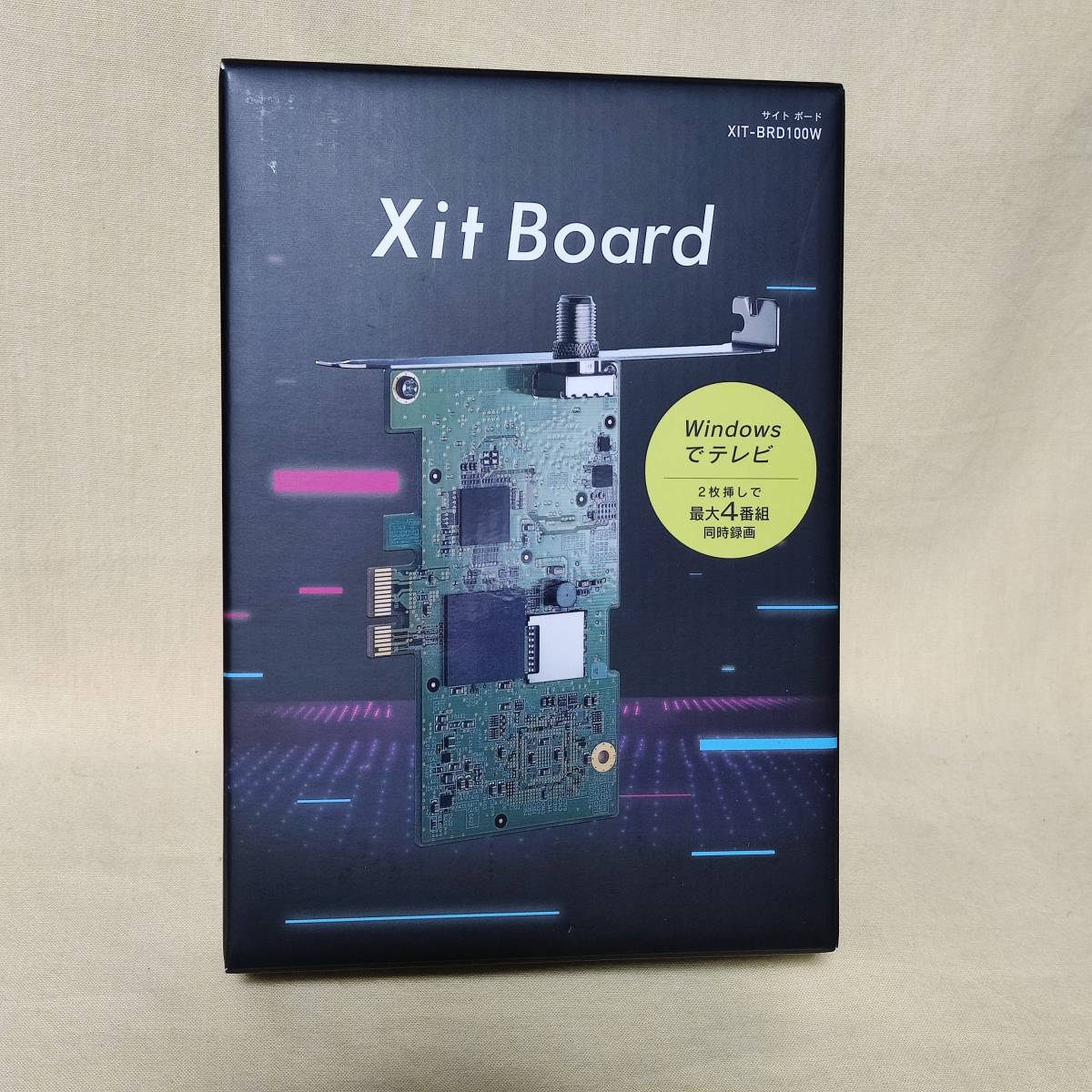 中古 即決 PIXELA Xit Board XIT-BRD110W PCI-e接続 3波対応 テレビ