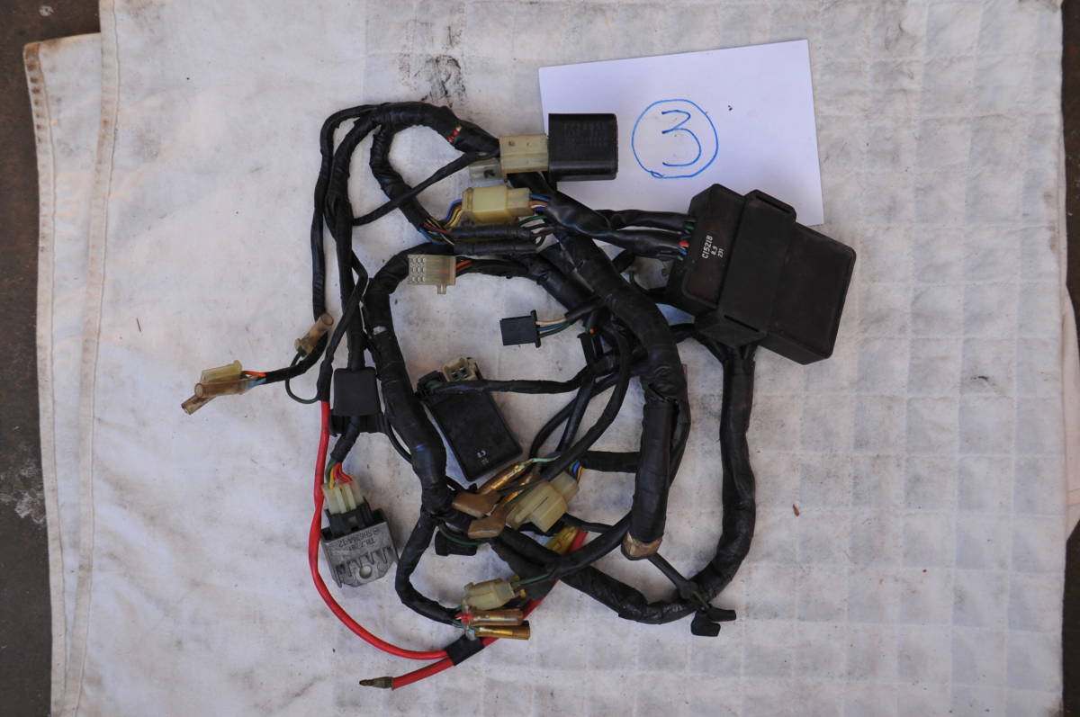 NSR50 前期型 電装、ハーネス ③ ジャンク扱い NSR50 前期 メイン