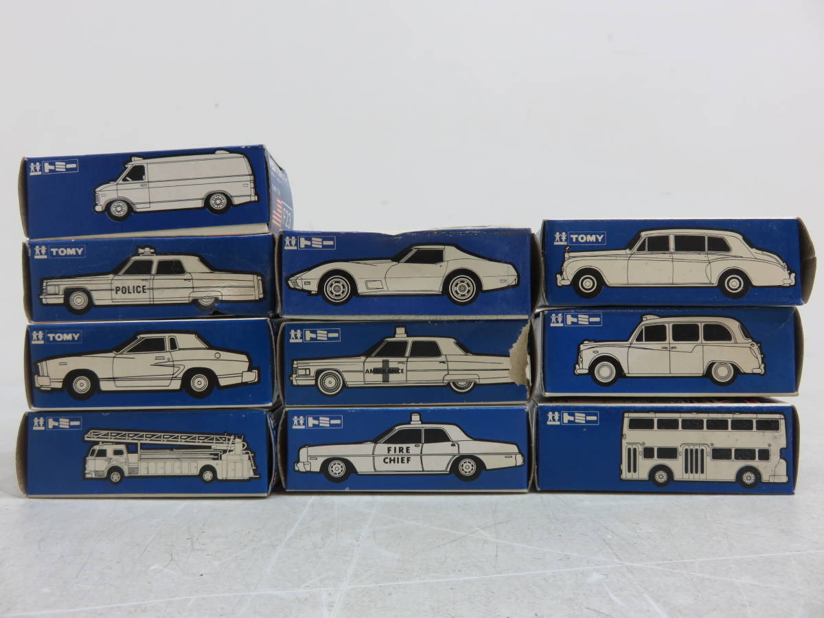 122】トミカ 青箱 日本製 外国車シリーズ3 ロールスロイスほか4台