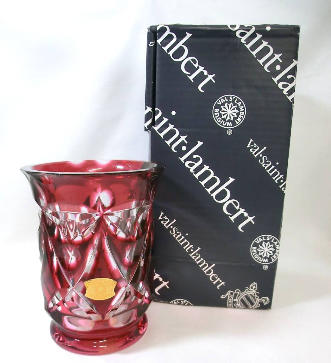 綾ガラス 酒器 | 綾切子 猪口 | 金赤 | グラスアート黒木 ◇現代の名工