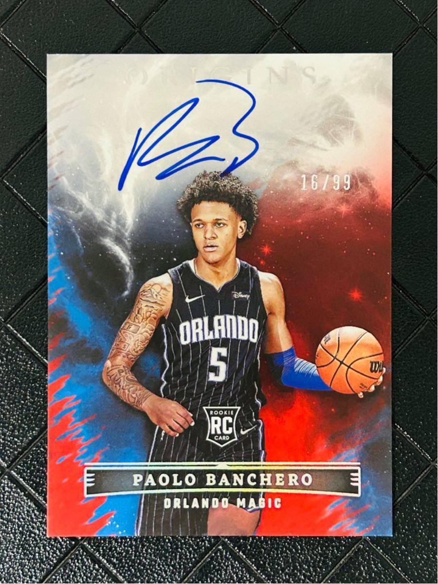 ☆限定99枚☆ バンケロ Paolo Banchero 2022-23 Panini Origins 直筆 