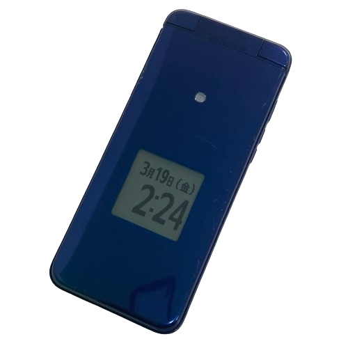 KYOCERA⁄京セラかんたんケータイ KYF41 本体 ブルー 青 折りたたみ