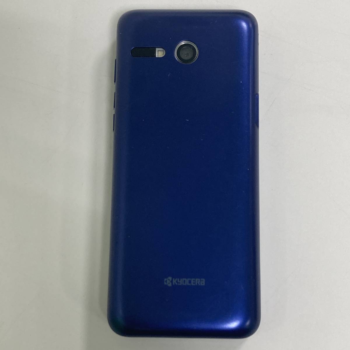 スマートフォン・携帯電話 かんたんケータイ KYF41 au ロイヤルブルー