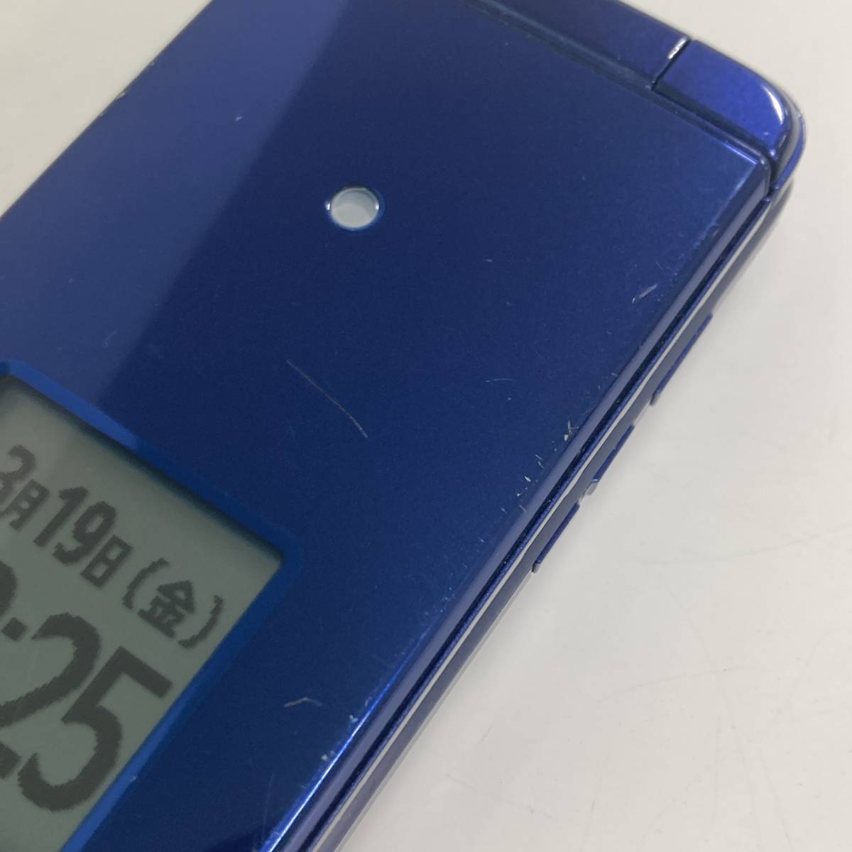 KYOCERA 折りたたみ携帯電話 本体 ブルー au KYF41 au KYF41