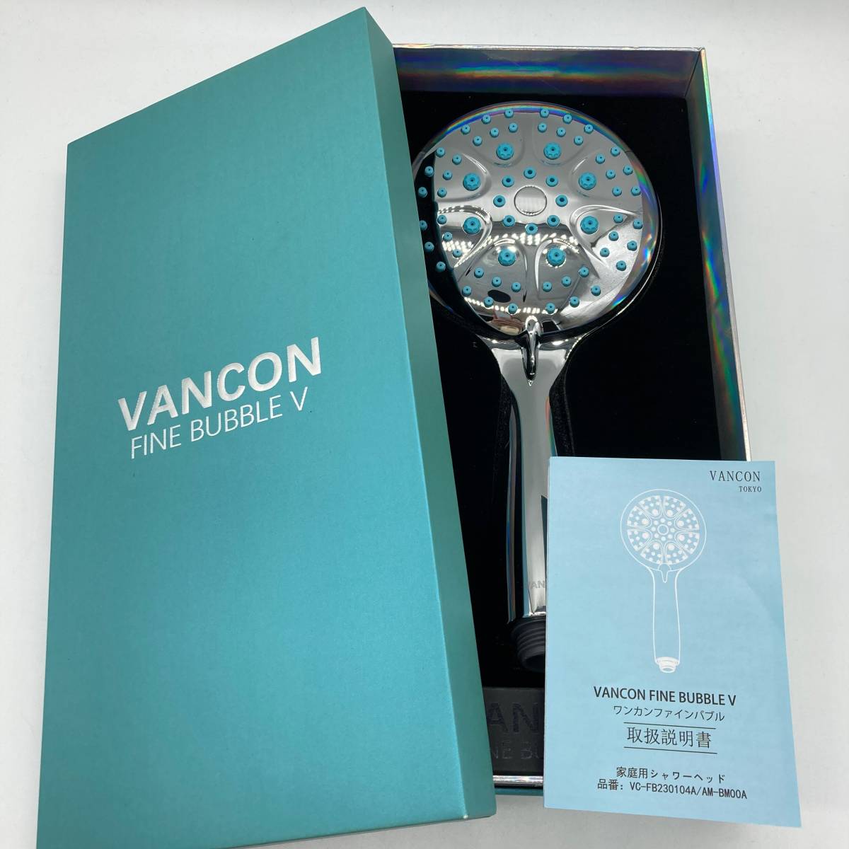 未検品】VANCON FINE BUBBLE V バンコン シャワーヘッド 0.001mm 
