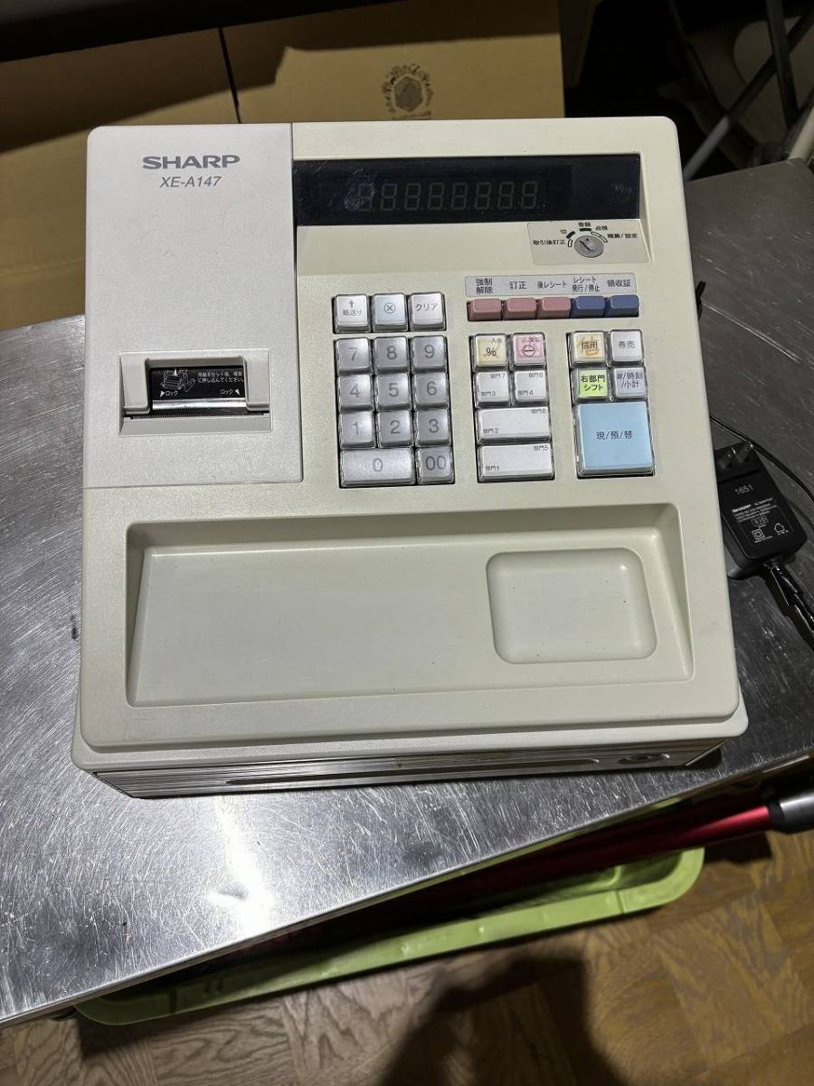 TTOWN 橿原店 ジャンク品 SHARP 電子レジスタ XE-A417-W 保証なし現状