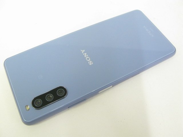 au SOG04 Xperia 10 III ブルー 【M1626】 Xperia SOG04 au ☆70990WM