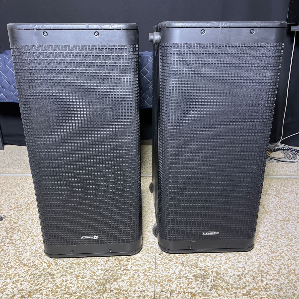 LINE6 STAGE SOURCE L3s ジャンク パワード サブウーハー 12インチ×2