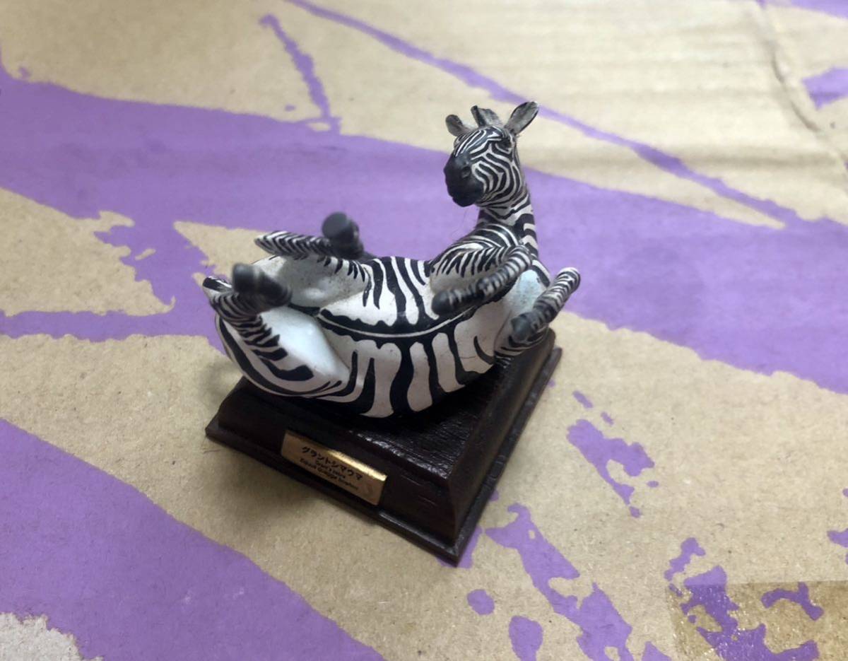 ネイチャー テクニカラー グラントシマウマ　サバンナ フィギュア 生き物 生物 奇譚クラブ カプセルトイ ガチャポン