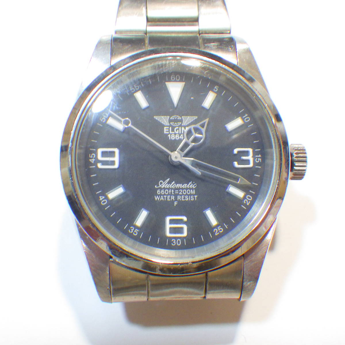 ELGIN エルジン FK-979-F 自動巻き 腕時計 メンズ 稼働品 ELGIN