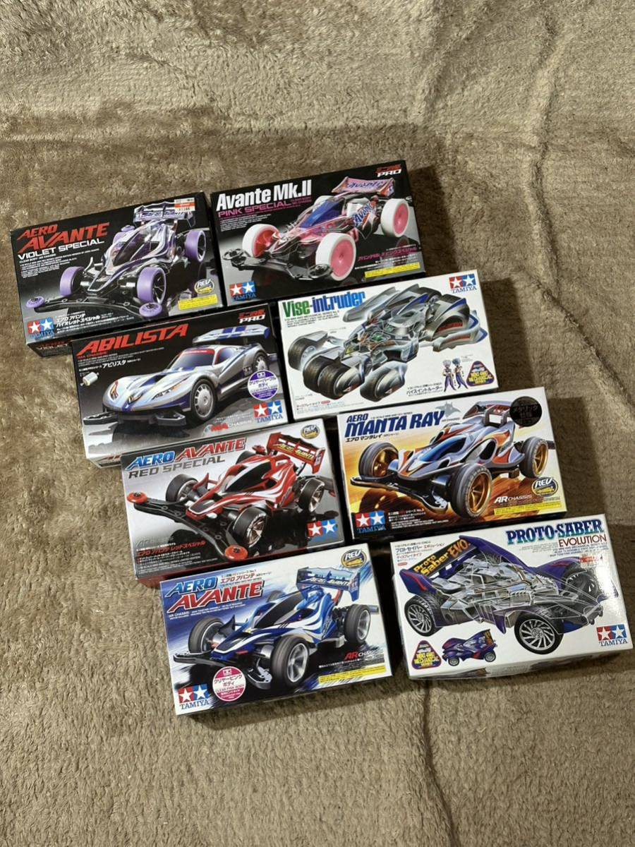 A03-18 【1円スタート】 タミヤ ミニ四駆 8個セット 欠損部品有 TAMIYA