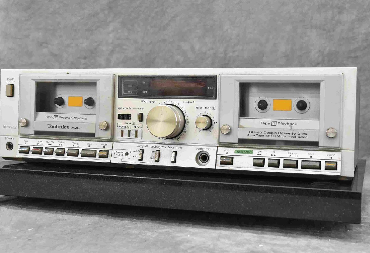 RS-M202 Technics ダブルカセットデッキ テクニクス 昭和レトロ 公式