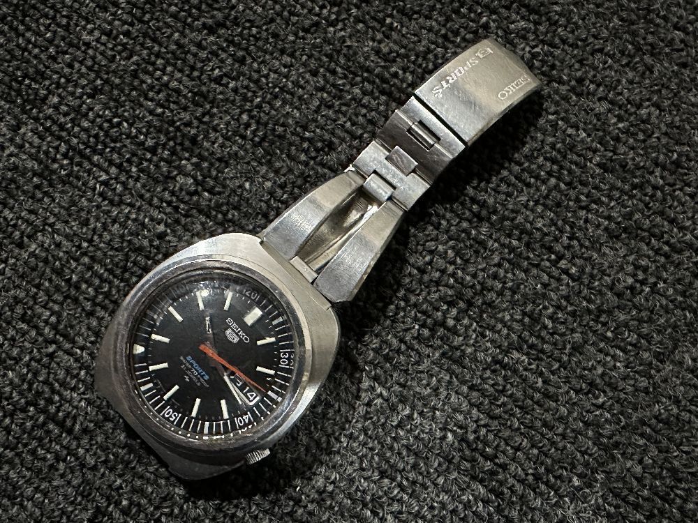 Seiko 5 Sports 7019-6000 Vintage Automatic Watch 72○〇 SEIKO 5