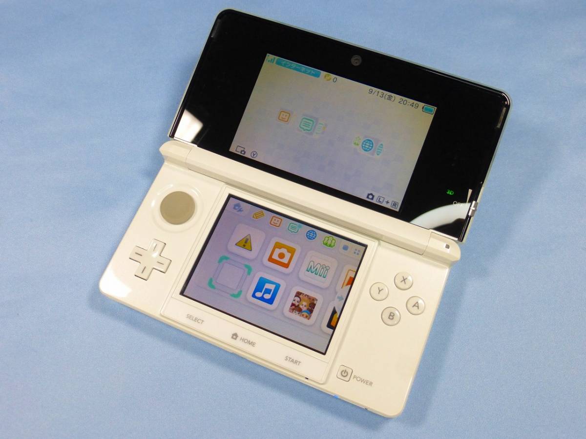 箱付 ニンテンドー 3DS 本体 アイスホワイト 【公式通販】