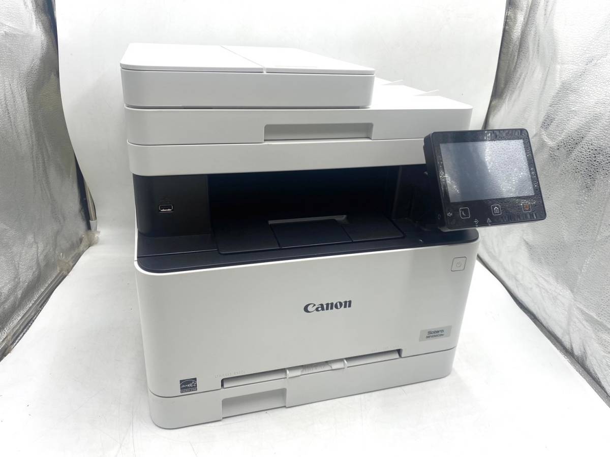 【美品】【動作品】 Canon/キャノン Satera MF656Cdw F814502 A4 カラー レーザー 複合機 プリンター FAX プリンタ