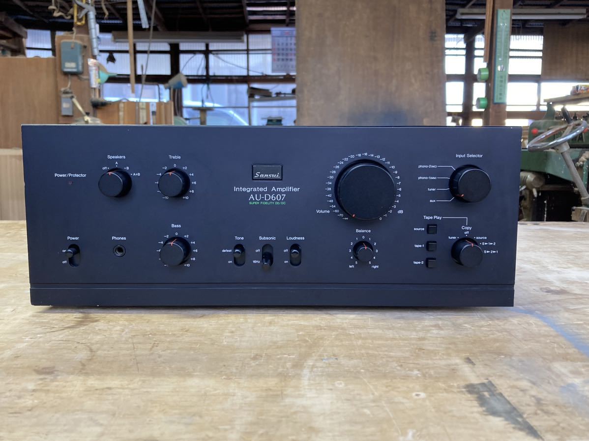 オーディオ機器 希少 SANSUI AU-α607L EXTRA サンスイ アンプ